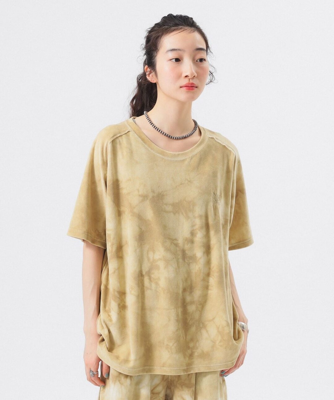 BEAMS BOY × NEEDELS 別注 ベロア Uネック Tシャツ/パンツが2025年 7月下旬 発売 (ビームスボーイ ニードルズ)