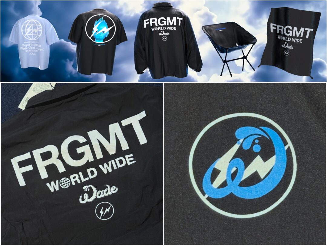 WORLD WIDE WADE × FRAGMENT 1st Dropが2025年 5/9 発売 (フラグメント 藤原ヒロシ ワールドワイト ウェイド)