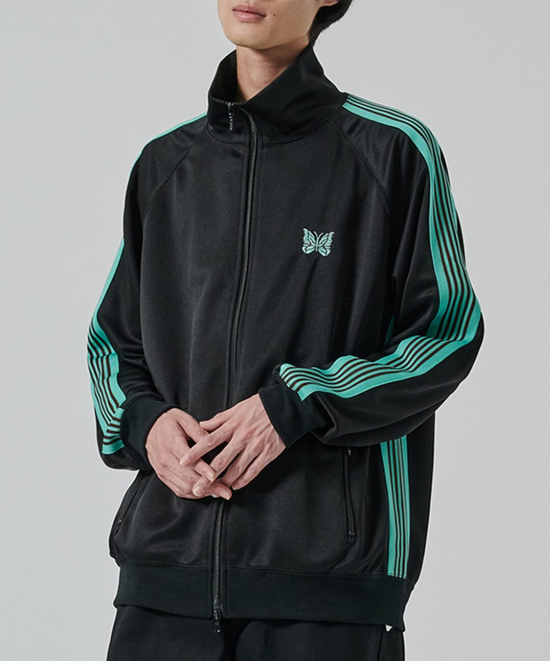 NEEDLES × STUDIOUS 別注 新作Track Jacket & Shirts“ ターコイズブルー”が2025年 5/10 発売 (ニードルズ ステュディオス)