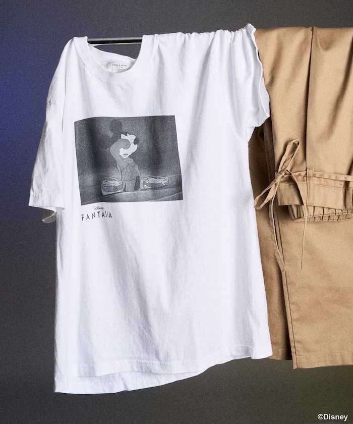 「ディズニー/ファンタジア」をモチーフとしたプリントTシャツがフリークスストアにて2025年 6月中旬 発売 (Disney Fantasia FREAK’S STORE)