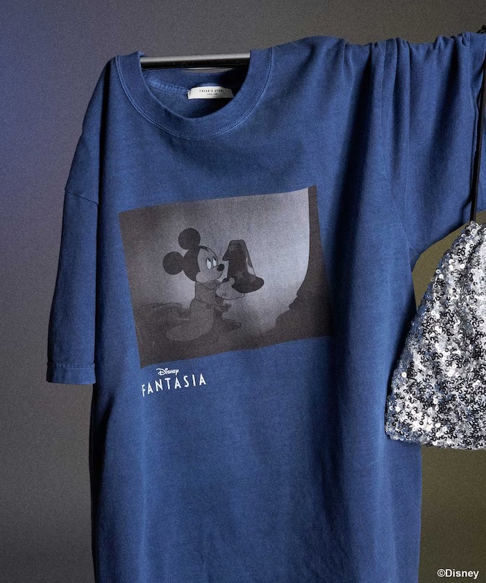 「ディズニー/ファンタジア」をモチーフとしたプリントTシャツがフリークスストアにて2025年 6月中旬 発売 (Disney Fantasia FREAK’S STORE)