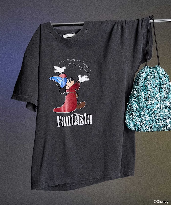 「ディズニー/ファンタジア」をモチーフとしたプリントTシャツがフリークスストアにて2025年 6月中旬 発売 (Disney Fantasia FREAK’S STORE)