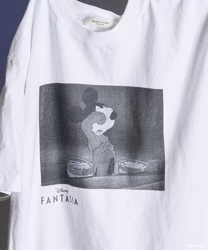 「ディズニー/ファンタジア」をモチーフとしたプリントTシャツがフリークスストアにて2025年 6月中旬 発売 (Disney Fantasia FREAK’S STORE)
