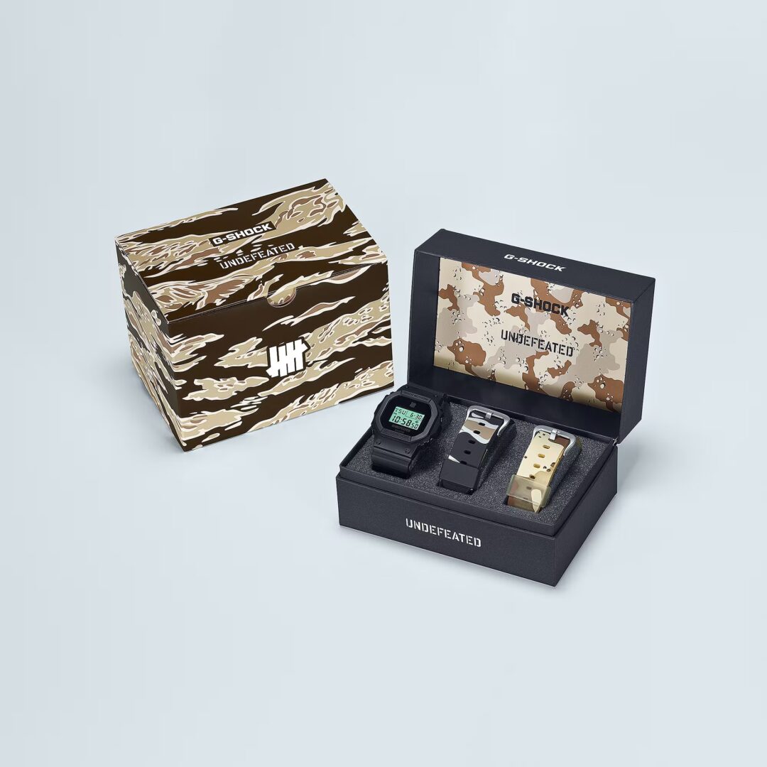 UNDEFEATED x G-SHOCK DWE5600UD コラボモデルが2025年 5/10 発売予定 (アンディフィーテッド Gショック ジーショック)