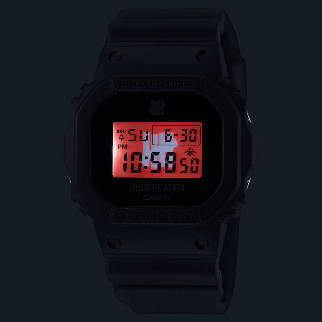 UNDEFEATED x G-SHOCK DWE5600UD コラボモデルが2025年 5/10 発売予定 (アンディフィーテッド Gショック ジーショック)