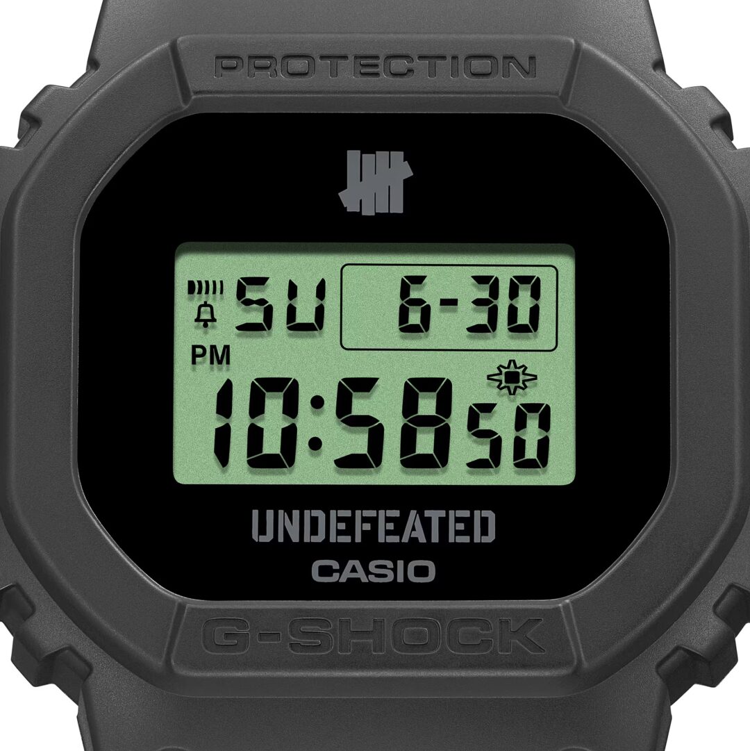 UNDEFEATED x G-SHOCK DWE5600UD コラボモデルが2025年 5/10 発売予定 (アンディフィーテッド Gショック ジーショック)
