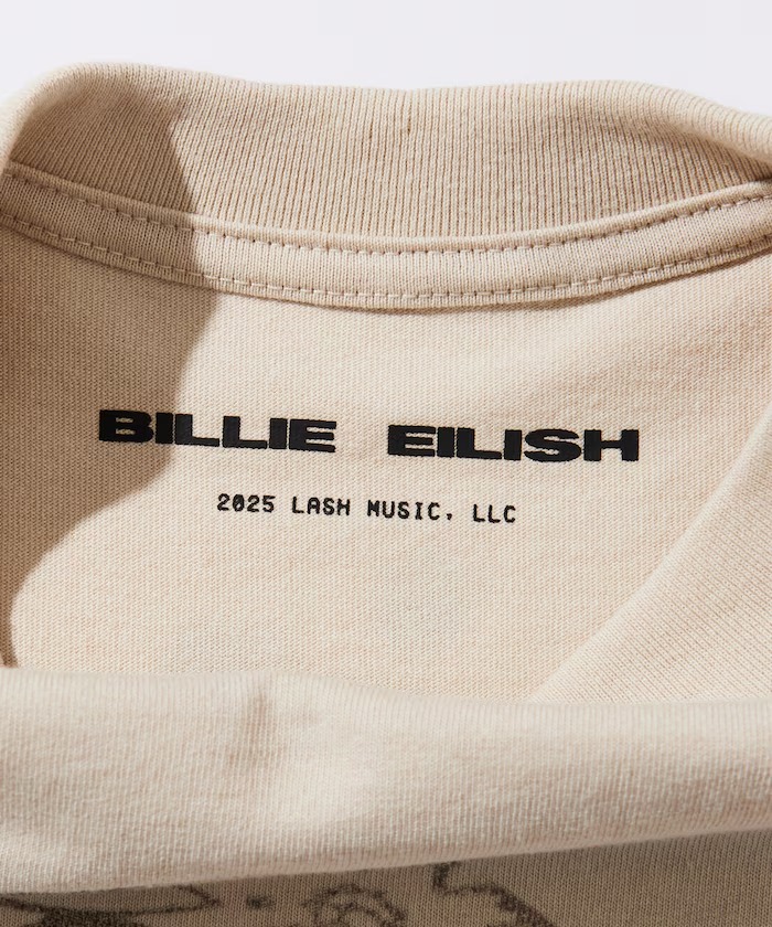 ビリー・アイリッシュ × フリークスストア ショートスリーブ クルーネックTeeが2025年 7月中旬 発売 (Billie Eilish FREAK’S STORE)