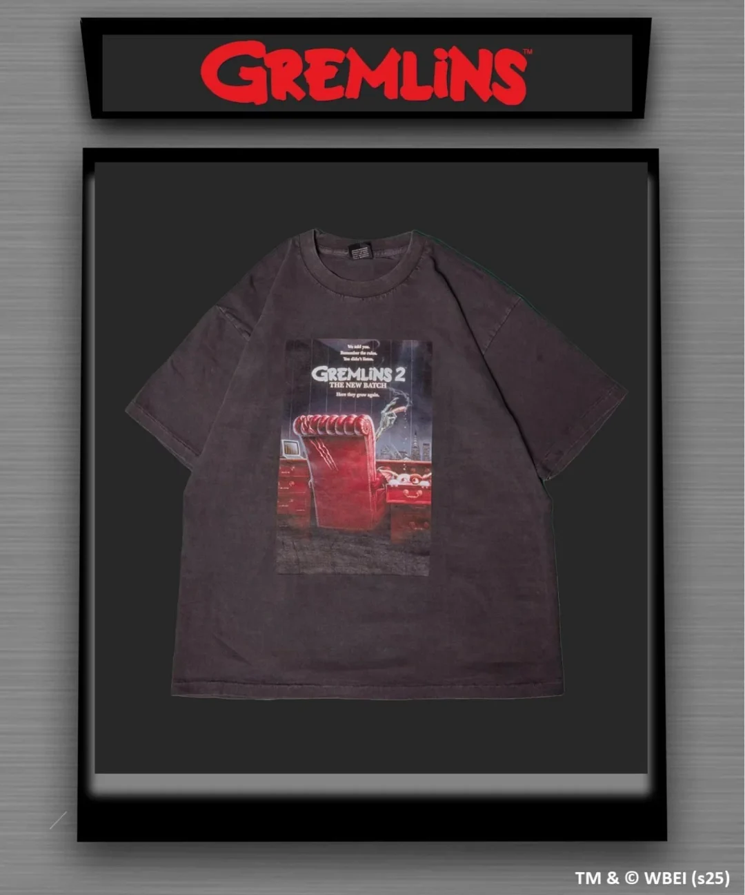 映画「GREMLINS/グレムリン」× SCREENSTARSBEST Tシャツが2025年 6月中旬 発売 (スクリーンスターズ)