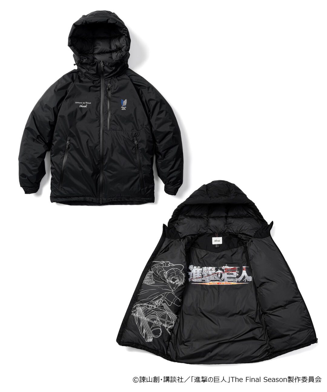 進撃の巨人 × NANGA コラボレーションが2025年 5/30 予約販売 (Attack on Titan ナンガ)