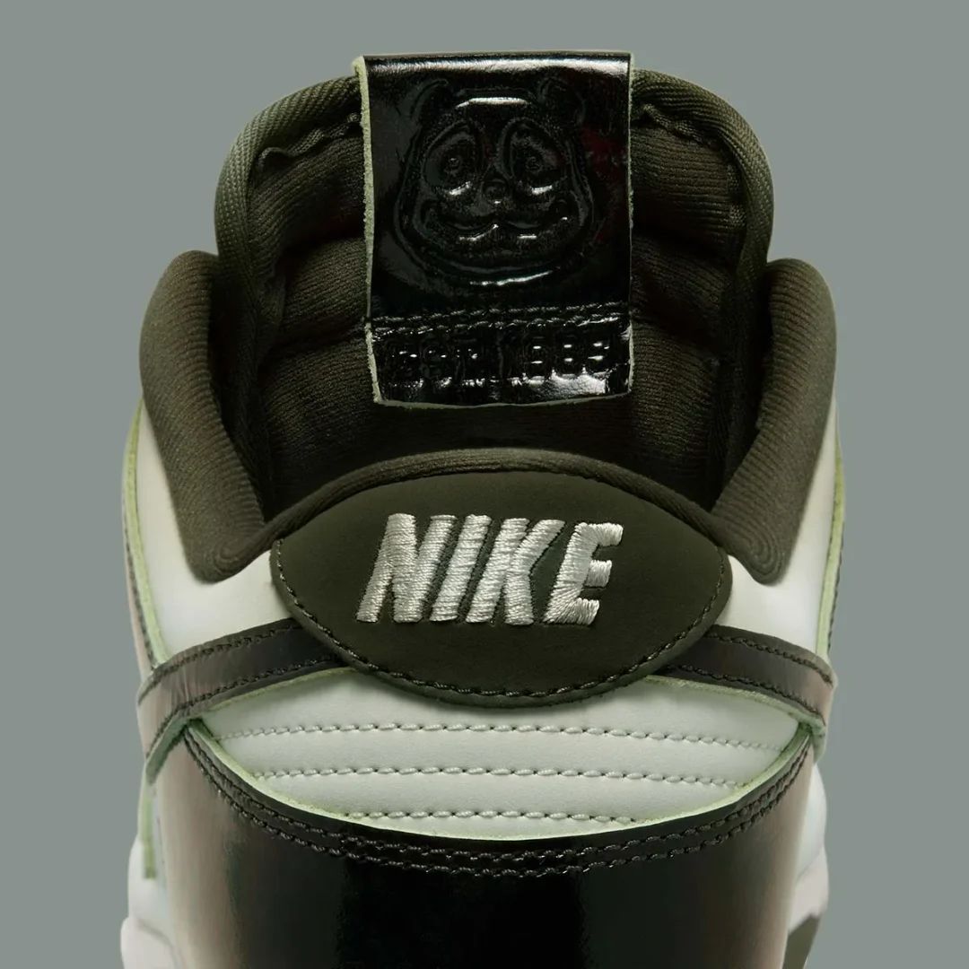 【2025年 発売予定】NIKE DUNK LOW SE “Patent Panda/White/Olive Green” (ナイキ ダンク ロー “パテントパンダ/ホワイト/オリーブグリーン”) [HQ1965-001]