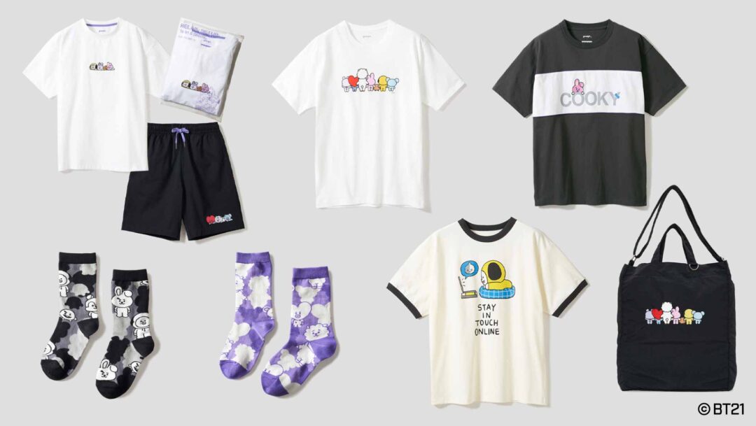 グラニフ × BT21 コラボが2025年 5/27 発売 (graniph)