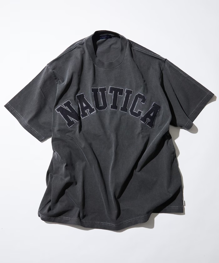 NAUTICA 2025 SUMMER “Pigment Dyed Arch Logo S/S Tee” (ノーティカ)