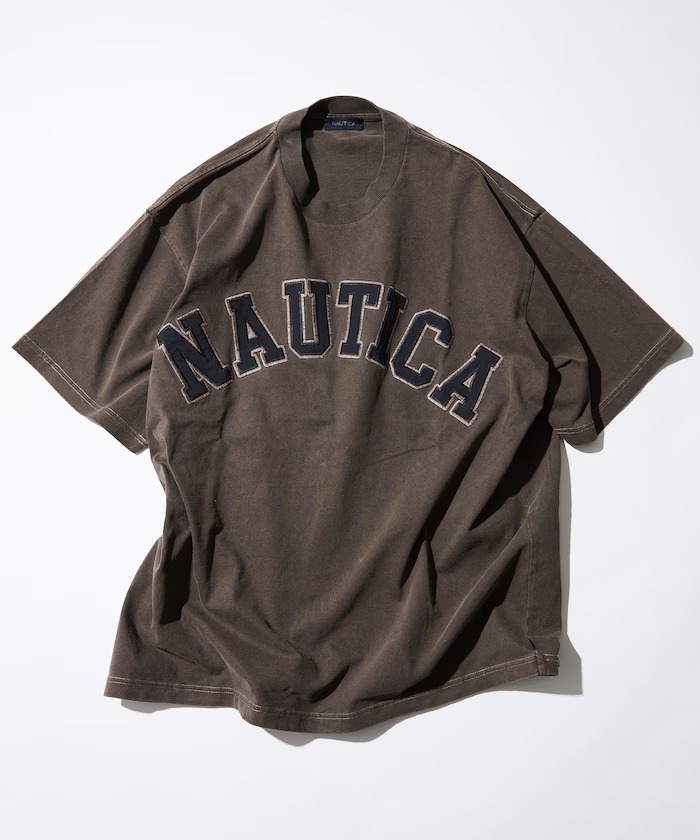 NAUTICA 2025 SUMMER “Pigment Dyed Arch Logo S/S Tee” (ノーティカ)