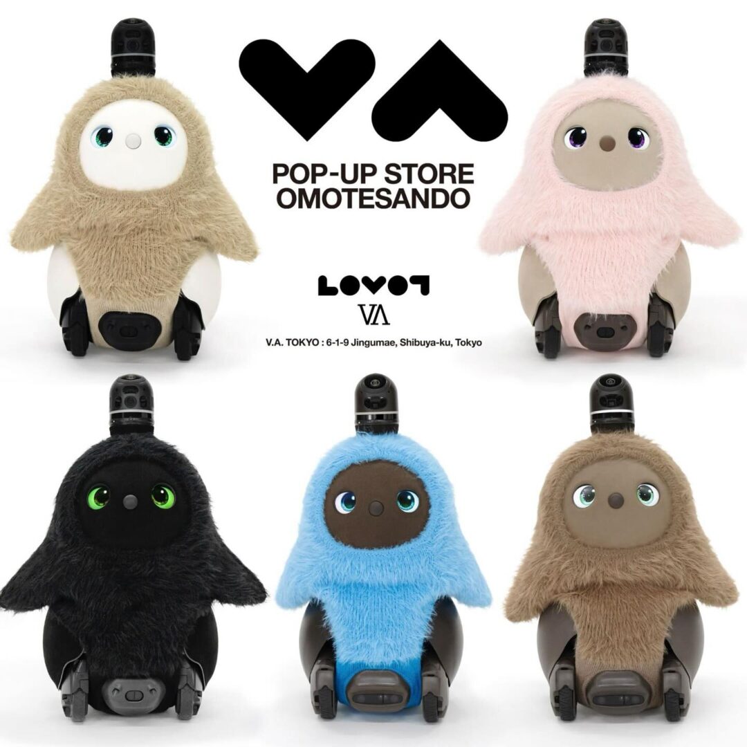 「V.A.」にて「LOVOT POP-UP STORE」が2025年 5/31~6/8 開催、限定アイテムがリリース (藤原ヒロシ らぼっと)