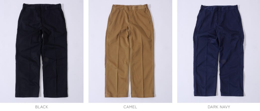 HIGH! STANDARD × Dickies 別注 874”をベースにした”TRIPLE NEEDLE”仕様のワークパンツが発売 (ハイスタンダード ディッキーズ)