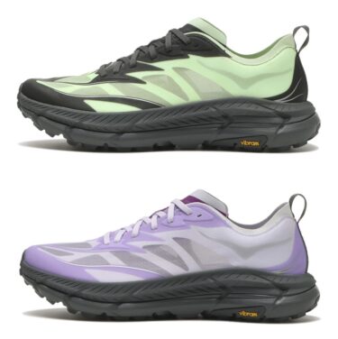【2025年 5/16 発売】HOKA MAFATE SPEED 4 LITE "LUNA MOTH/GREY/STARLIGHT GLOW (ホカ) [1168450-SLWS/1168450-LHC]