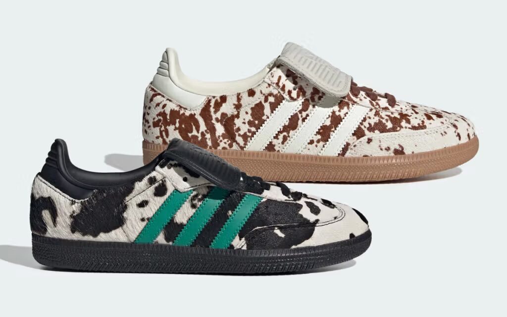 【2025年 夏 発売予定】adidas Originals SAMBA Long Tongues "Cow Print Pack" (アディダス オリジナルス サンバ ロングタン “買うプリントパック”) [JS3930/JS3931]