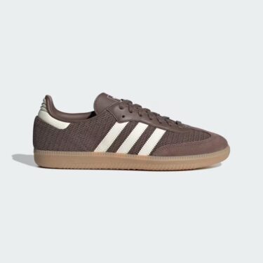 【2025年 発売】adidas Originals W SAMBA OG “Woven Knitting/Earth Strata/Wonder White” (アディダス オリジナルス サンバ “ウーブンニット/アースストレータ”) [JI3184]
