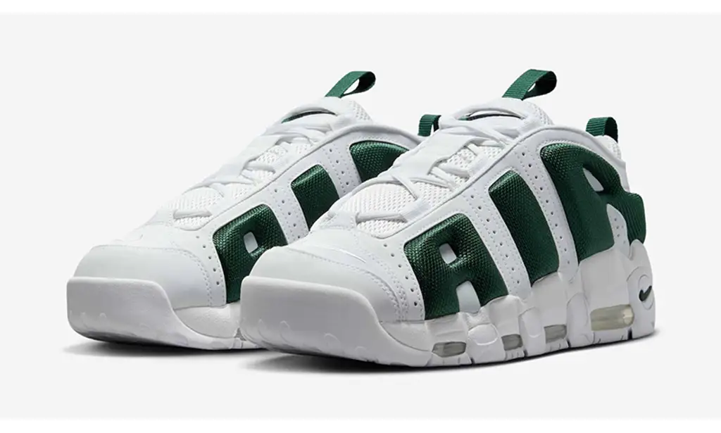 【2025年 発売予定】NIKE AIR MORE UPTEMPO LOW “White/Fir” (ナイキ エア モア アップテンポ ロー “ホワイト/ファー”) [FZ3055-102]