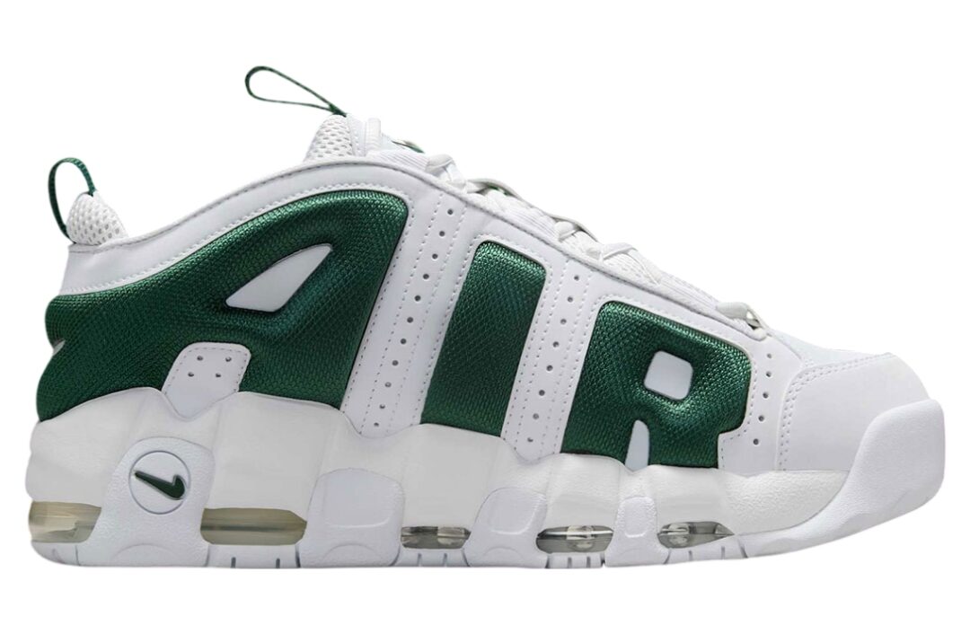 【2025年 発売予定】NIKE AIR MORE UPTEMPO LOW “White/Fir” (ナイキ エア モア アップテンポ ロー “ホワイト/ファー”) [FZ3055-102]