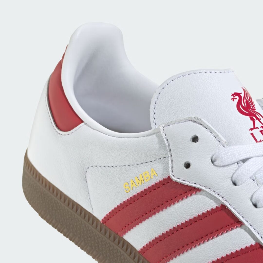 【2025年発売予定】Liverpool × adidas Originals SAMBA “2025-2026/White/Red” (リバプール アディダス オリジナルス サンバ) [JQ4041]