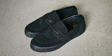 【2025年 5/30 発売】ローファーとのハイブリッドデザイン Last Resort AB VM005 SUEDE “Black/White” (ラストリゾート・エービー スエード)