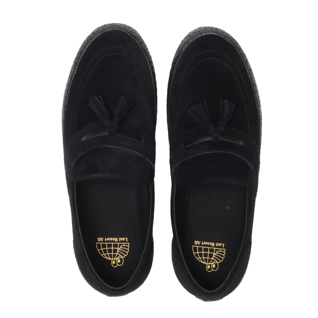 【2025年 5/30 発売】ローファーとのハイブリッドデザイン Last Resort AB VM005 SUEDE “Black/White” (ラストリゾート・エービー スエード)