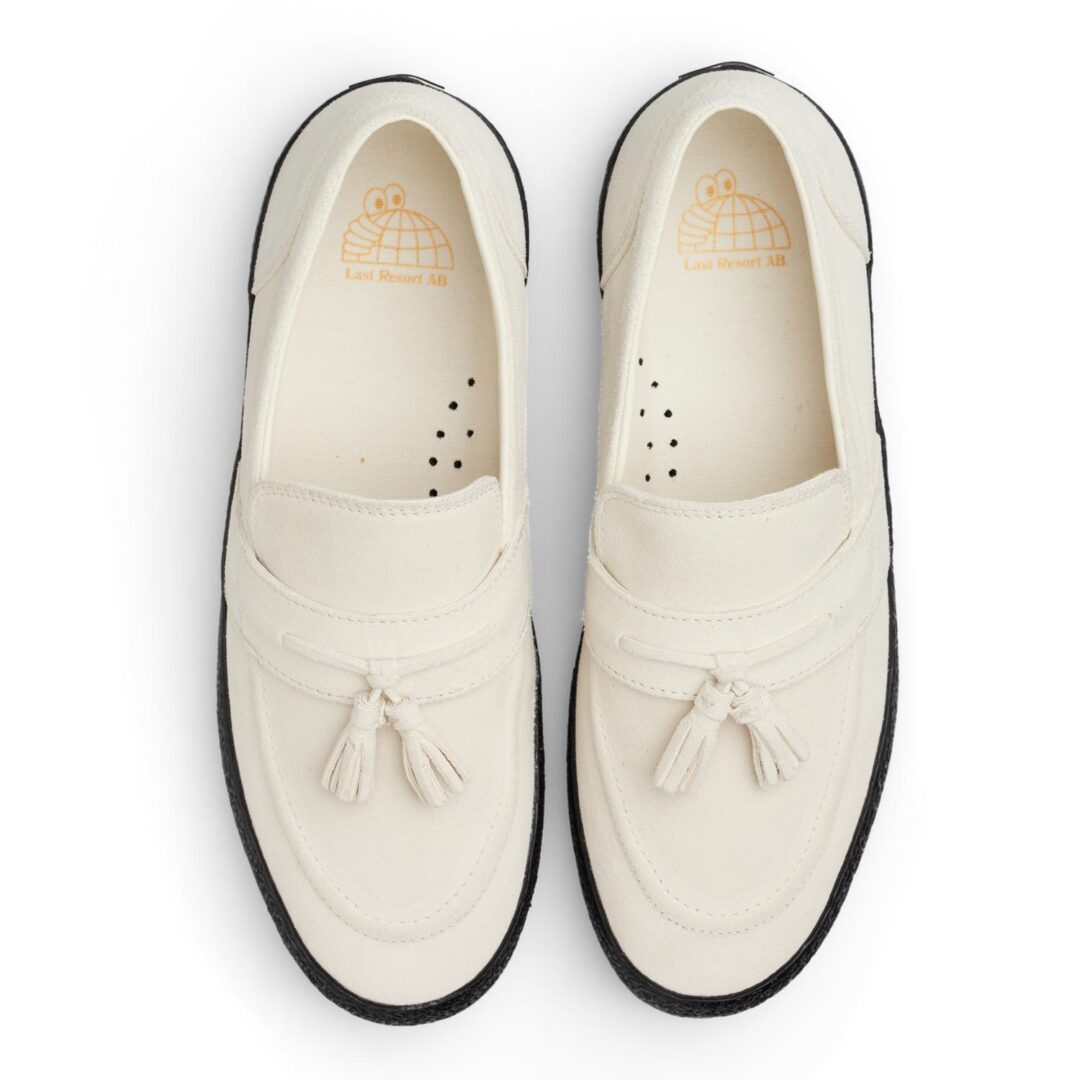 【2025年 5/30 発売】ローファーとのハイブリッドデザイン Last Resort AB VM005 SUEDE “Black/White” (ラストリゾート・エービー スエード)