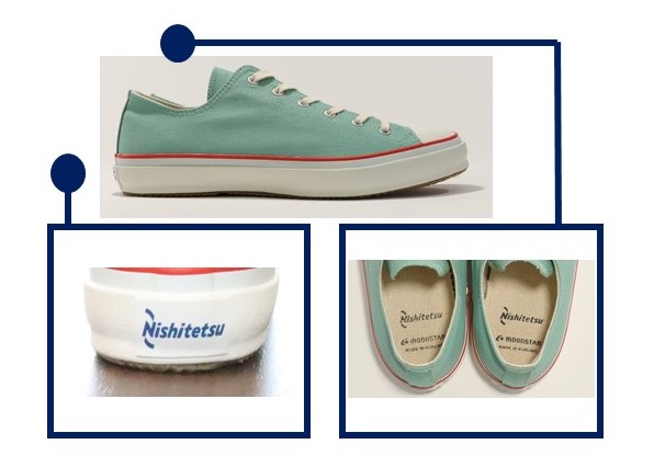 【500足限定】西鉄電車 × MOONSTAR アイスグリーン50周年企画 コラボスニーカーが予約販売 (Nishitetsu Train ムーンスター)
