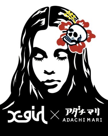 【近日発売】X-girl × アダチマリ (エックスガール Adachi Mari)