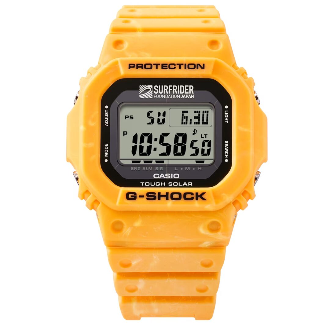 SURFRIDER FOUNDATION JAPAN × G-SHOCK “G-5600SFJ-9JR″が2025年 6月 発売 (サーフライダーファウンデーションジャパン Gショック ジーショック)