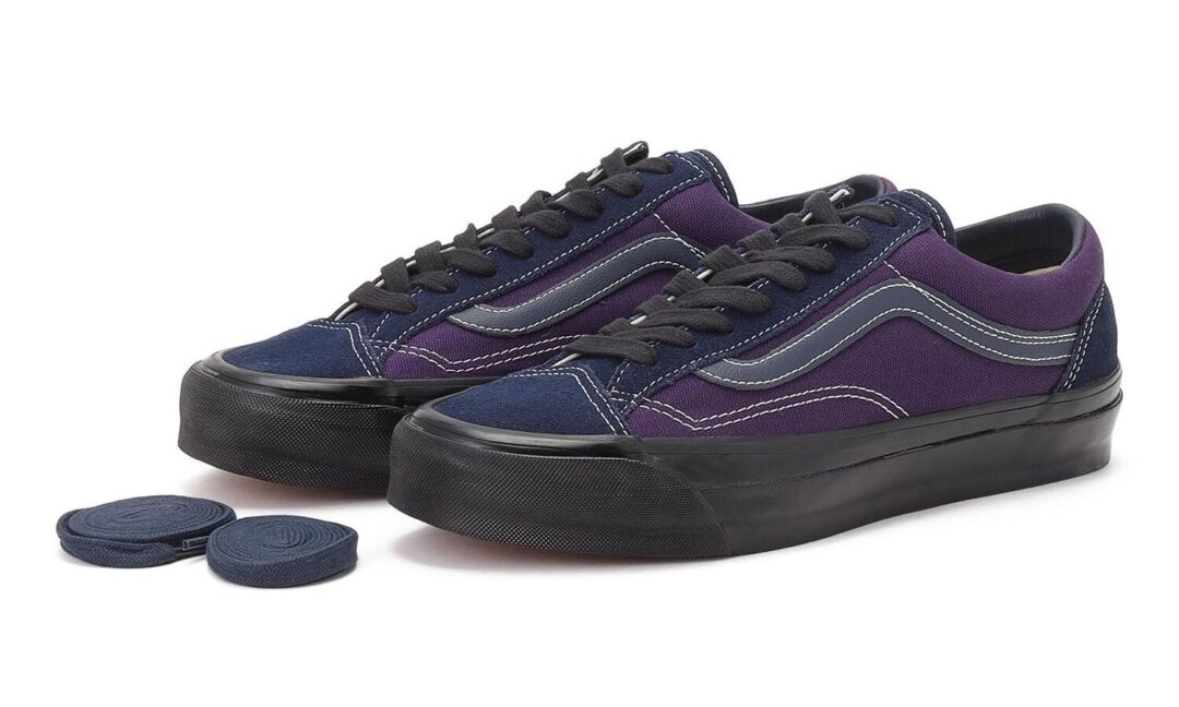【2025年 5/23 発売】BILLY’S EXCLUSIVE VANS PREMIUM OLD SKOOL 36 “DRESSBLUE/GRAPE” (バンズ プレミアム オールドスクール “ドレスブルー/グレープ”) [VN000D57ESD]