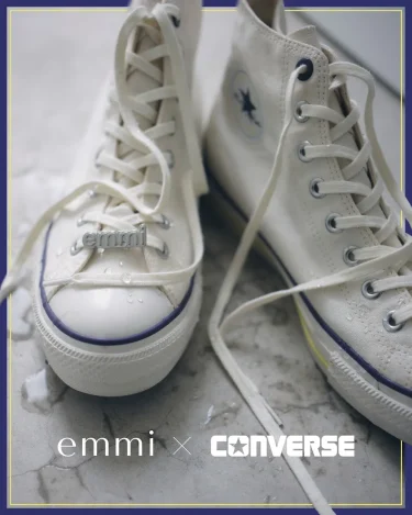 【2025年 6月中旬 発売】透湿防水メンブレンを採用したemmi × CONVERSE ALL STAR R WP HI (エミ コンバース オールスター) [31316120]