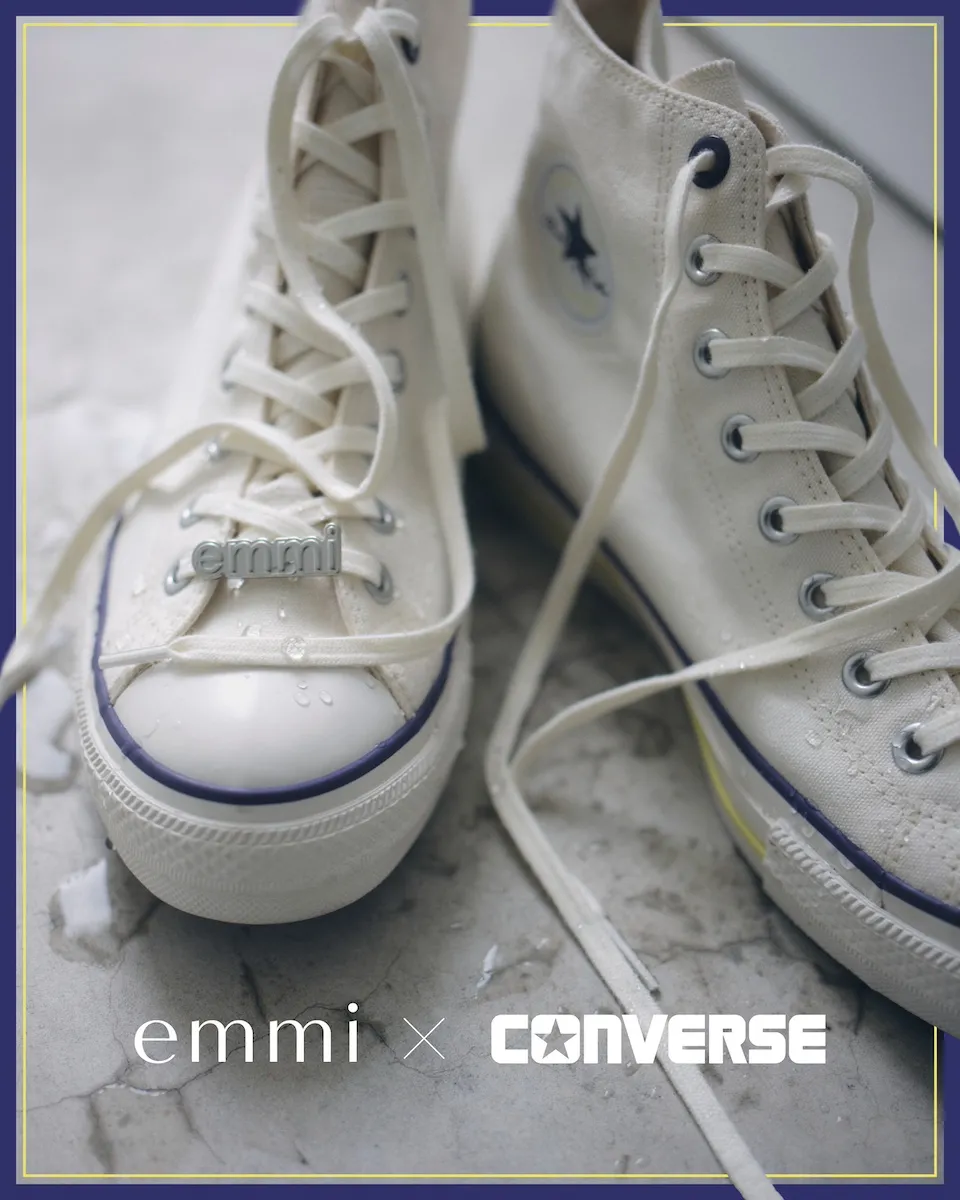 【2025年 6月中旬 発売】透湿防水メンブレンを採用したemmi × CONVERSE ALL STAR R WP HI (エミ コンバース オールスター) [31316120]