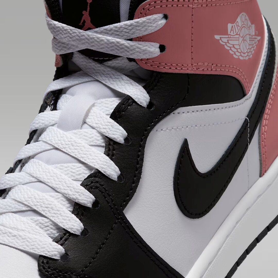 【2025年 5/9 発売】NIKE AIR JORDAN 1 MID “White/Rust Pink/Black” (ナイキ エア ジョーダン 1 ミッド “ホワイト/ラストピンク/ブラック”) [DQ8426-100]