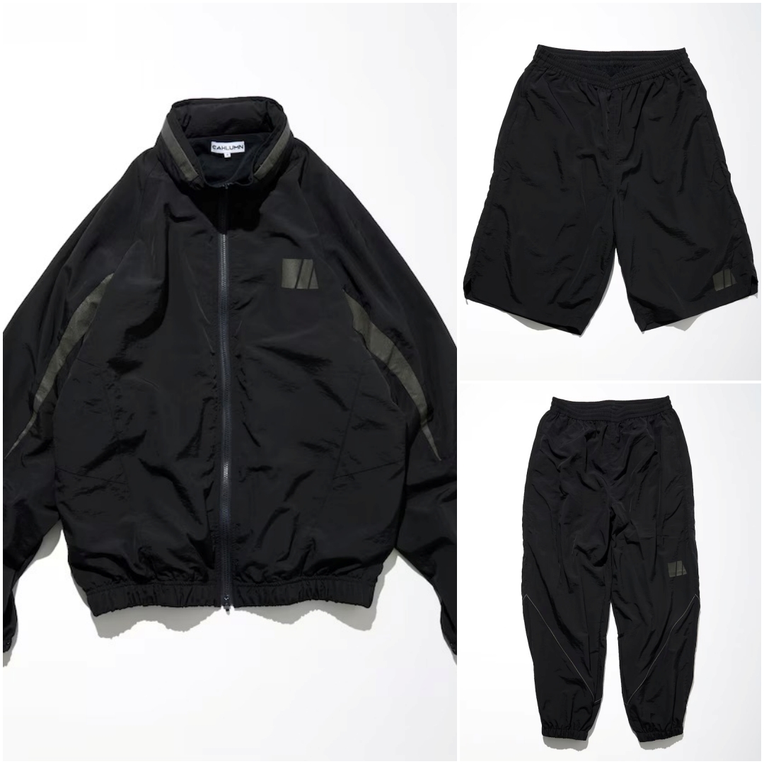 CAHLUMN “Recycled Nylon Track" Jcket & Pants & Shorts”が発売 (カウラム "リサイクル ナイロン トラック")
