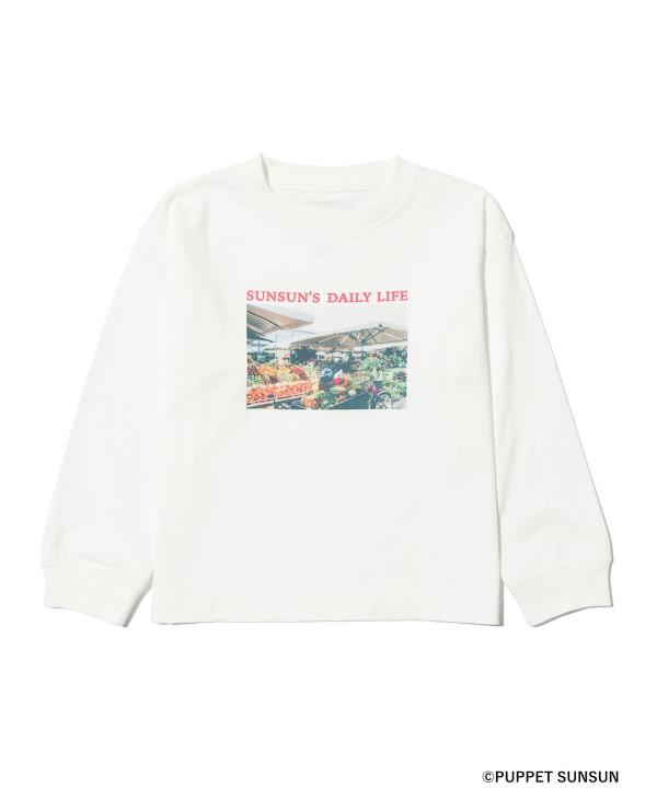 パペットスンスン  × B:MING by BEAMS “フェード フォトプリント Tシャツ”が発売 (PUPPET SUNSUN ビームス)