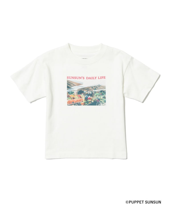 パペットスンスン  × B:MING by BEAMS “フェード フォトプリント Tシャツ”が発売 (PUPPET SUNSUN ビームス)