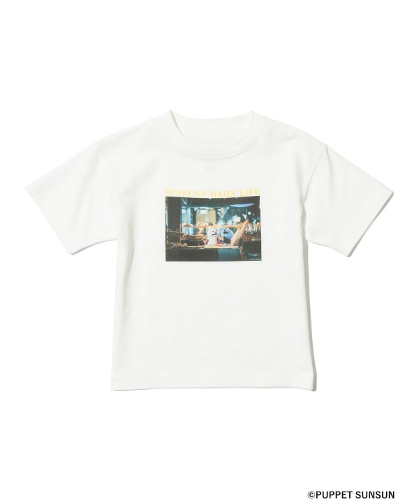 パペットスンスン  × B:MING by BEAMS “フェード フォトプリント Tシャツ”が発売 (PUPPET SUNSUN ビームス)