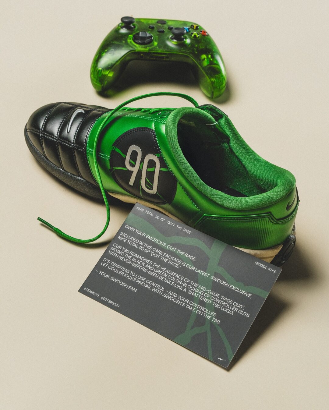 【2025年 6/17 発売予定】.SWOOSH × NIKE TOTAL 90 “Rage Quit” (ドットスウッシュ ナイキ トータル “レイジクイット”) [IM7974-001]
