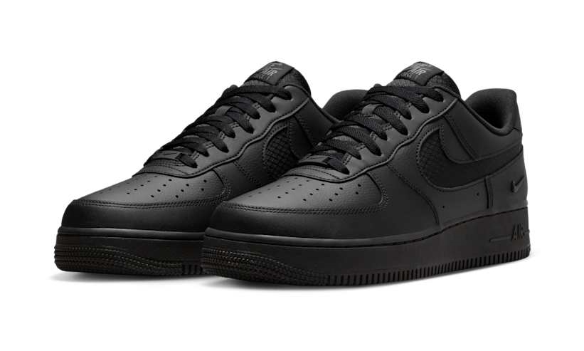 【2025年 発売予定】NIKE AIR FORCE 1 07 LOW “Nylon Swoosh/Triple Black” (ナイキ エア フォース 1 ロー “ナイロンスウッシュ/トリプルブラック”) [IH4452-001]