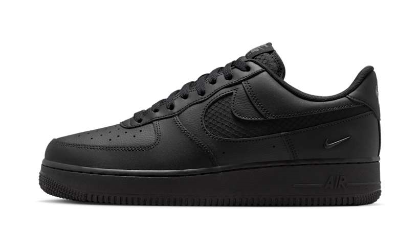 【2025年 発売予定】NIKE AIR FORCE 1 07 LOW “Nylon Swoosh/Triple Black” (ナイキ エア フォース 1 ロー “ナイロンスウッシュ/トリプルブラック”) [IH4452-001]