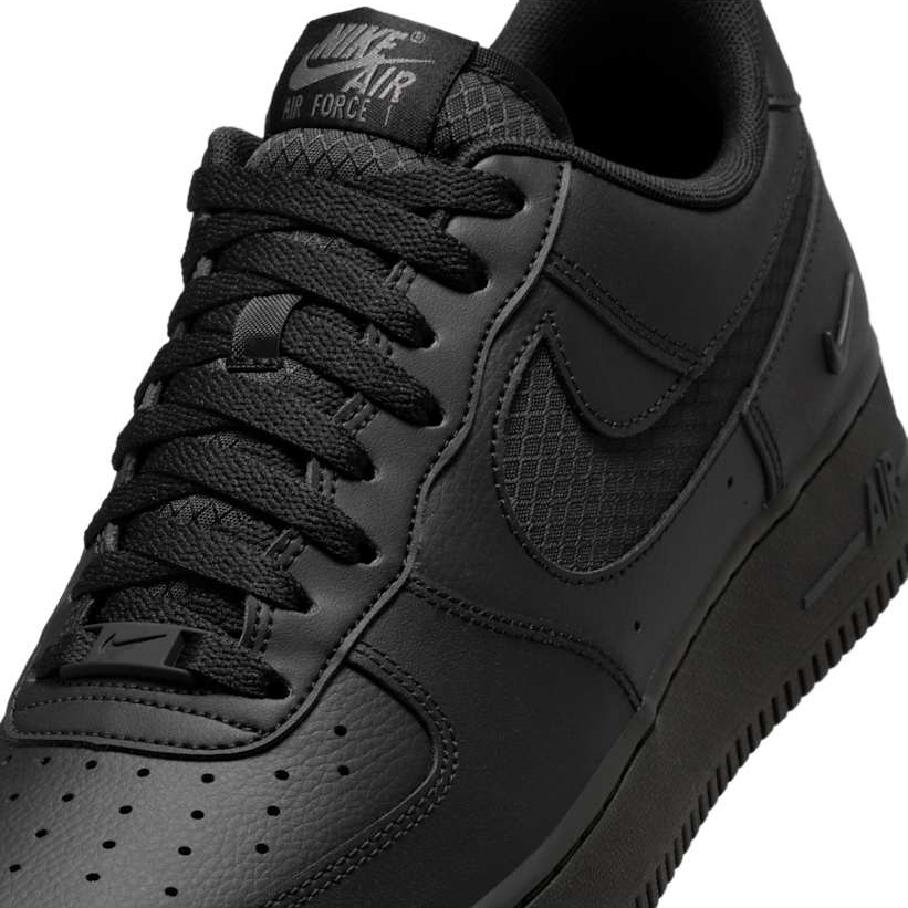 【2025年 発売予定】NIKE AIR FORCE 1 07 LOW “Nylon Swoosh/Triple Black” (ナイキ エア フォース 1 ロー “ナイロンスウッシュ/トリプルブラック”) [IH4452-001]