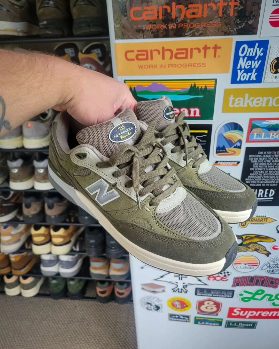 【2025年 発売予定】Andrew Reynolds x New Balance Numeric NM933 JKL “Olive” (アンドリュー・レイノルズ ニューバランス ヌメリック) [NM933JKL]