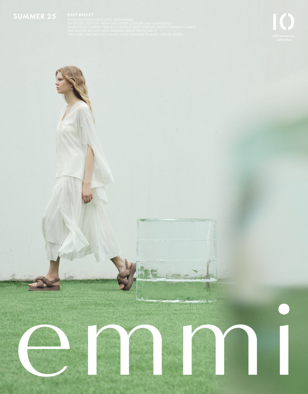 【2025年 7/17 発売】emmi x ASICS GEL-KINETIC FLUENT “White” (エミ アシックス ゲルキネティック) [1203A958.100]