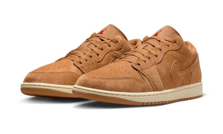 ナイキ　エアジョーダン1low 2025年 10/4 発売】NIKE W AIR JORDAN 1 LOW “Flax/Varsity Red