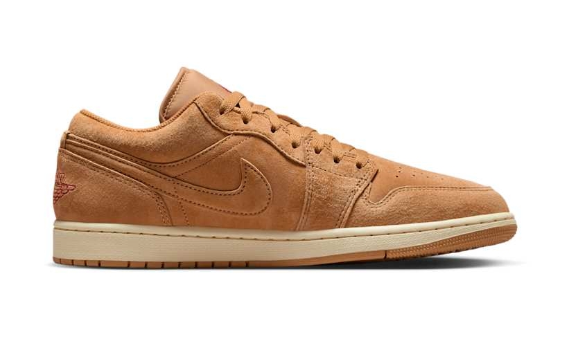 【2025年 9月 発売予定】NIKE W AIR JORDAN 1 LOW “Flax/Varsity Red” (ナイキ エア ジョーダン 1 ロー “フラックス/バーシティレッド″) [HV4089-200]