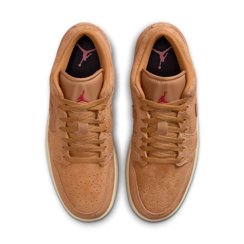 【2025年 9月 発売予定】NIKE W AIR JORDAN 1 LOW “Flax/Varsity Red” (ナイキ エア ジョーダン 1 ロー “フラックス/バーシティレッド″) [HV4089-200]