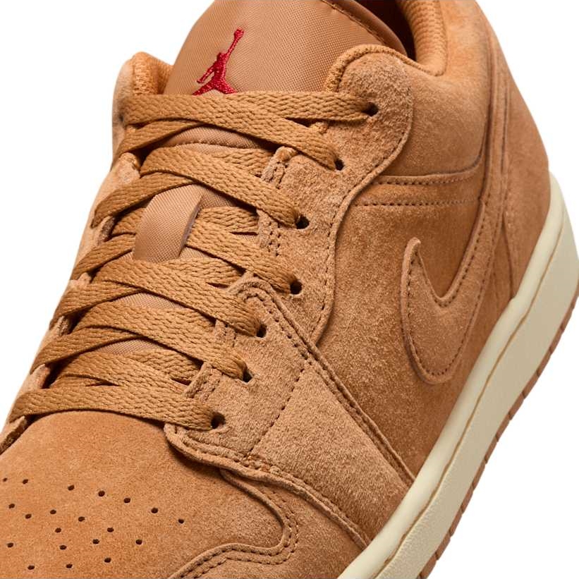 【2025年 9月 発売予定】NIKE W AIR JORDAN 1 LOW “Flax/Varsity Red” (ナイキ エア ジョーダン 1 ロー “フラックス/バーシティレッド″) [HV4089-200]