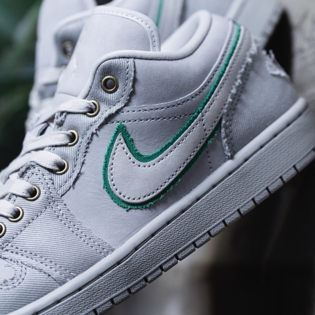 【2025年 6/14 発売】NIKE W AIR JORDAN 1 LOW SE “Grey/Green” (ナイキ エア ジョーダン ロー “グレー/グリーン”) [IH3369-077]